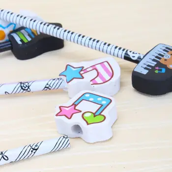 6pcs Musical Note Pencil 2B Standard Round Pencils Piano Notes Eraser Writing Drawing Tool Stationery School Student Gift
6pcs Musical Note Pencil 2B Standard Round Pencils Piano Notes Eraser Writing Drawing Tool Stationery School Student Gift