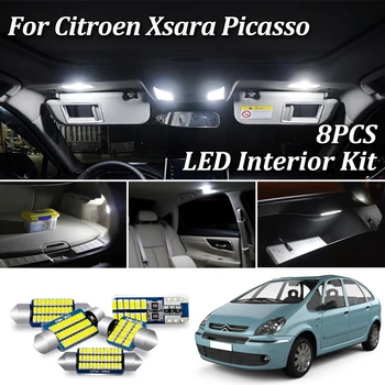 8Pcs White Canbus Bulb Fit For Citroen Xsara Picasso Car LED Interior Dome Map Trunk Golve Box Light Kit (2000-2010)
8Pcs White Canbus Bulb Fit For Citroen Xsara Picasso Car LED Interior Dome Map Trunk Golve Box Light Kit (2000-2010)