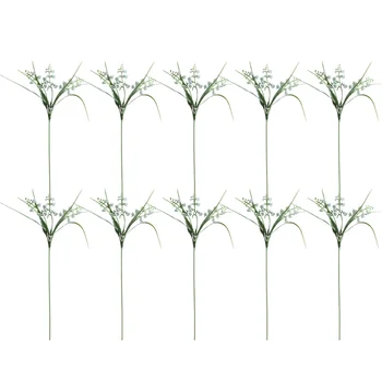 10Pcs Artificial Flowers Fake Flowers Adornment Plastic Landscape Ornaments Home Decor Relastic Flower Decor for Home Shop (Whit 
10Pcs Artificial Flowers Fake Flowers Adornment Plastic Landscape Ornaments Home Decor Relastic Flower Decor for Home Shop (Whit