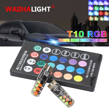 T10 W5W LED Car COB Lights 194 168 501 LED RGB Bulbs With Remote Control T10 LED Strobe Lamp Reading Lights Red Green Blue 12V
T10 W5W LED Car COB Lights 194 168 501 LED RGB Bulbs With Remote Control T10 LED Strobe Lamp Reading Lights Red Green Blue 12V