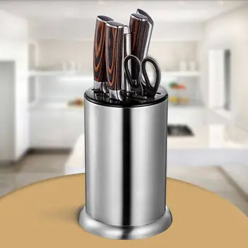 Stainless Steel Knife Holder Knife Holder Kitchen Supplies Floor-type Multi-function Knife Storage Rack Kitchen Knife Put Knife
Stainless Steel Knife Holder Knife Holder Kitchen Supplies Floor-type Multi-function Knife Storage Rack Kitchen Knife Put Knife