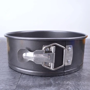 3 Pack 7" 9" 10" Non-Stick Springform Baking Cake Pan Set Leakproof Round Carbon Steel Cake Moulds Molds Bakeware Cake Supplies
3 Pack 7" 9" 10" Non-Stick Springform Baking Cake Pan Set Leakproof Round Carbon Steel Cake Moulds Molds Bakeware Cake Supplies