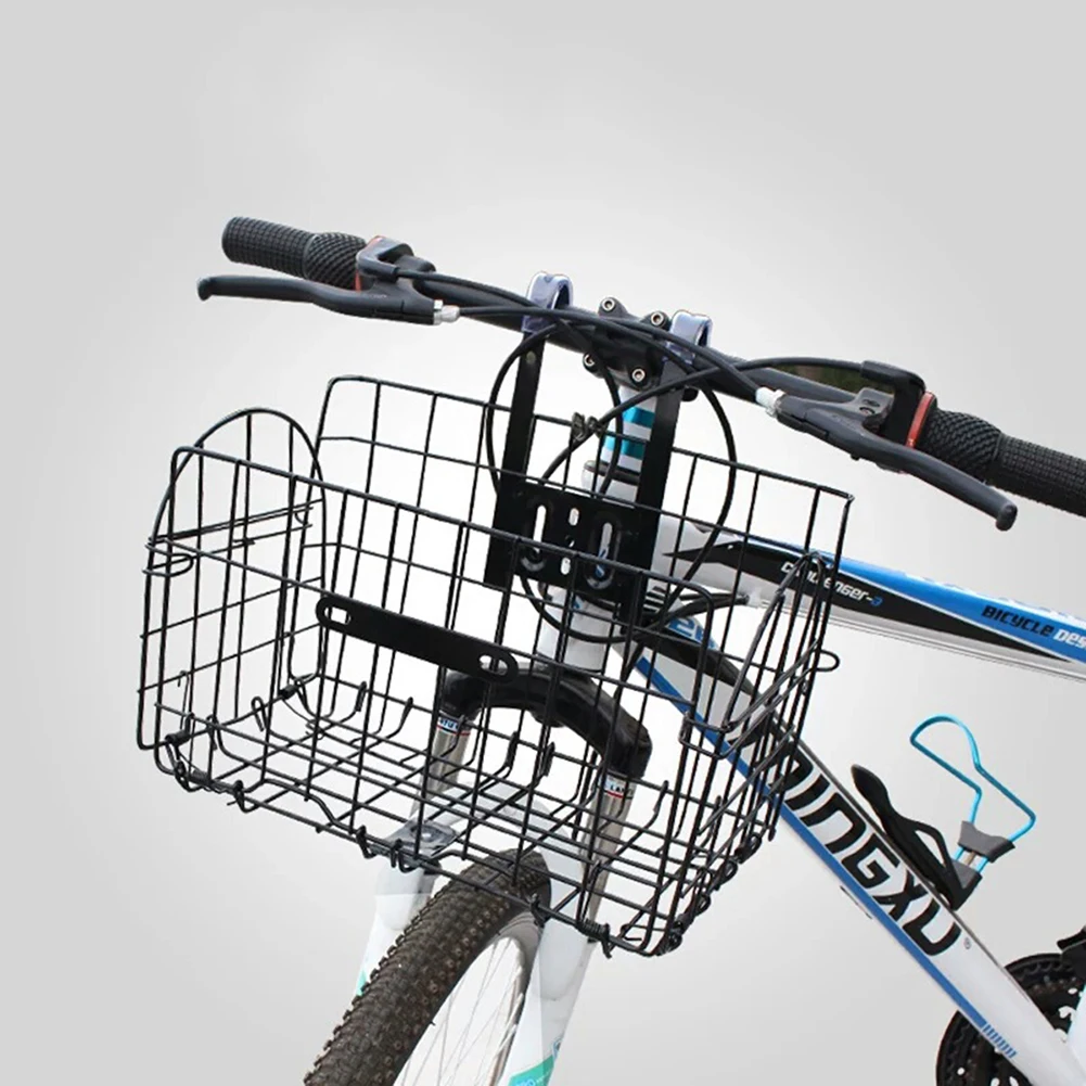 Bicycle Accessories Basket Wire Mesh Front Basket Fold-Up and Detachable Basket for Handlebar/Cargo Carrier Sturdy And Durable
Bicycle Accessories Basket Wire Mesh Front Basket Fold-Up and Detachable Basket for Handlebar/Cargo Carrier Sturdy And Durable