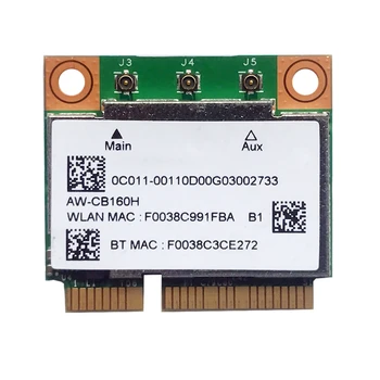 AW-CB160H BCM94360HMB 802.11AC 1300Mbps WIFI Wireless WIFI Bluetooth 4.0 Mini PCI-E Card
AW-CB160H BCM94360HMB 802.11AC 1300Mbps WIFI Wireless WIFI Bluetooth 4.0 Mini PCI-E Card