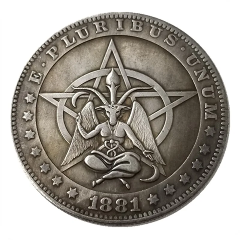 US Hobo 1881 eagle star Morgan Dollar skull zombie skeleton Silver Plated Copy Coins old coins for collection drop shipping
US Hobo 1881 eagle star Morgan Dollar skull zombie skeleton Silver Plated Copy Coins old coins for collection drop shipping