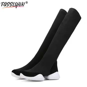 TASSLYNN 2020 Platform Shoes Cow Suede Slip-On Mid-Calf Winter Boots Women Flat with Round Toe Basic Boots Women
TASSLYNN 2020 Platform Shoes Cow Suede Slip-On Mid-Calf Winter Boots Women Flat with Round Toe Basic Boots Women