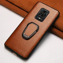 De Aceite genuino cuero de cera funda de teléfono para Xiaomi Redmi Note 9 pro 9s Nota 8 pro 8T 7 K30 soporte para Mi 10 9T pro 9 Lite 8 A3 mix 3 mix 2s max 3 F1 MI Note 10 mi 8 PRO redmi k30 pro note 7 pro redmi 8(China)