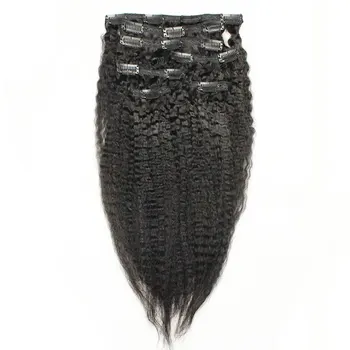 Kinky Straight Clip In Human Hair Extensions Brazilian Hair Clip 7Pcs/120G Full Head Natural Hair Prosa Remy Hair Products
Kinky Straight Clip In Human Hair Extensions Brazilian Hair Clip 7Pcs/120G Full Head Natural Hair Prosa Remy Hair Products