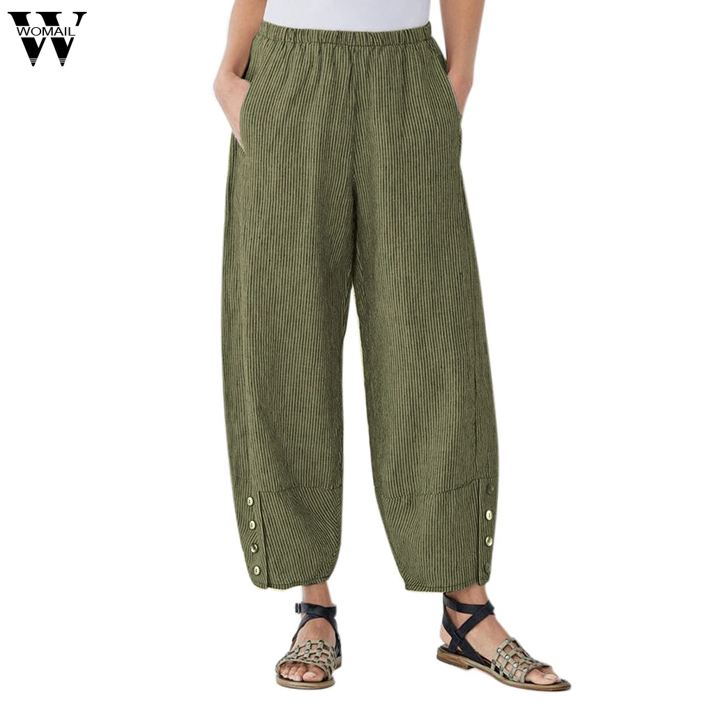 Womail Hot Sale Trousers Women's Corduroy Pants High Waist Elastic Waist Plus Size Button Trousers Pocket Pants JL25 Pantalones
Womail Hot Sale Trousers Women's Corduroy Pants High Waist Elastic Waist Plus Size Button Trousers Pocket Pants JL25 Pantalones