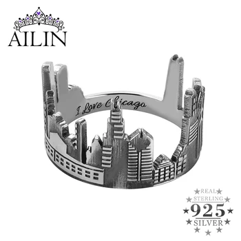 AILIN Personalized Silver 925 Ring Men Womens Custom City Cityscape Engraved Rings Skyline Customized Fine Jewelry Father Gifts 
AILIN Personalized Silver 925 Ring Men Womens Custom City Cityscape Engraved Rings Skyline Customized Fine Jewelry Father Gifts