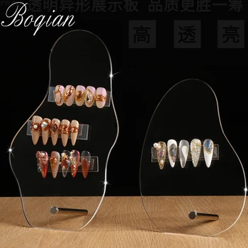 BQAN 1Pc Transparent Nail Tips Display Stand Holder Acrylic With PET Membrane Nails Deigns Showing Board Manicure Nail Art Tools
BQAN 1Pc Transparent Nail Tips Display Stand Holder Acrylic With PET Membrane Nails Deigns Showing Board Manicure Nail Art Tools