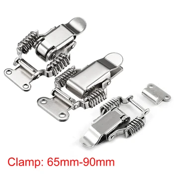 uxcell 304 Stainless Steel Spring Loaded Toggle Latch Catch Clamp for Toolboxes Suitcase Chests and Wood Cabinet
uxcell 304 Stainless Steel Spring Loaded Toggle Latch Catch Clamp for Toolboxes Suitcase Chests and Wood Cabinet