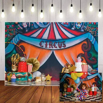 Mehofond Circus Photography Background Circus Tent Clown Popcorn Ice Cream Birthday Party Backdrop Photocall Studio
Mehofond Circus Photography Background Circus Tent Clown Popcorn Ice Cream Birthday Party Backdrop Photocall Studio