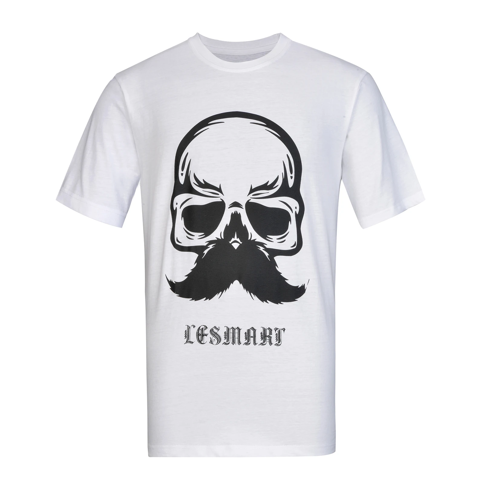 Men's Printed T-Shirt Lesmart Short Sleeve O-Neck Skull Print Tshirt Soft Breathable Men's Top Casual Shirts for Summer
Men's Printed T-Shirt Lesmart Short Sleeve O-Neck Skull Print Tshirt Soft Breathable Men's Top Casual Shirts for Summer