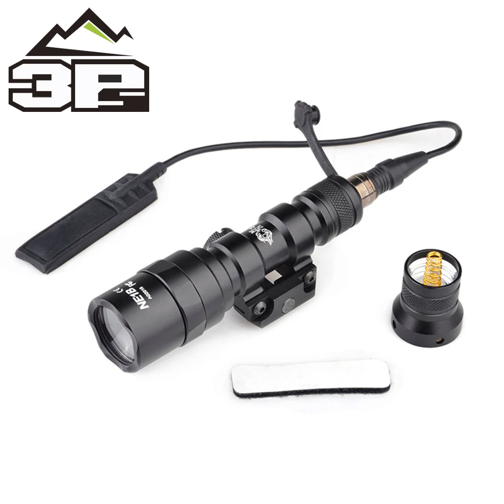 Airsoft Tactical Night Evolution Weapon Hunting M300AA Mini Scout Light Remote Pressure Switch Momentary On Hunting NE04061
Airsoft Tactical Night Evolution Weapon Hunting M300AA Mini Scout Light Remote Pressure Switch Momentary On Hunting NE04061