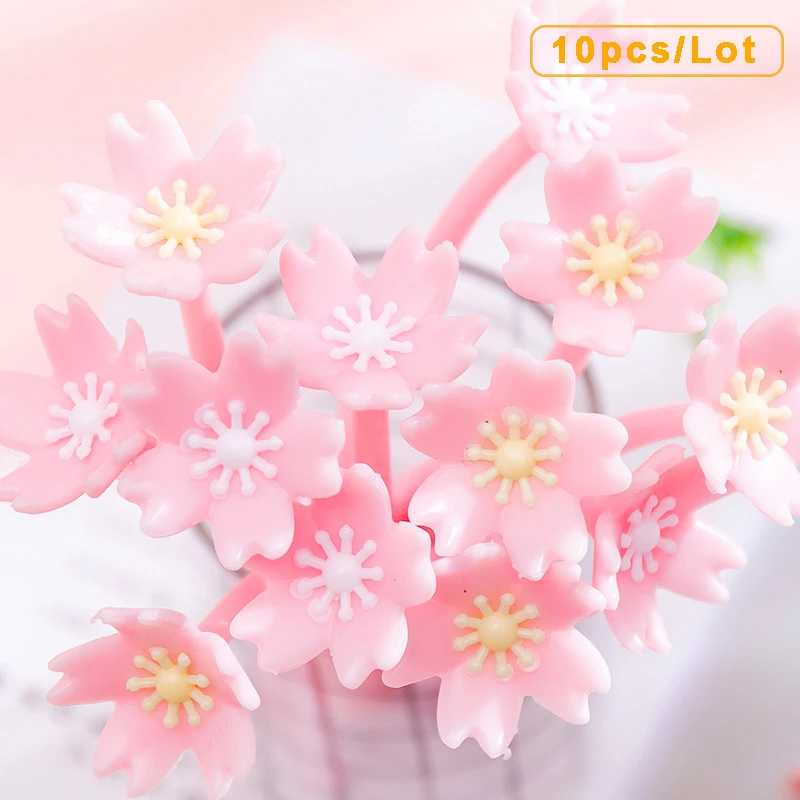 10Pcs Gel Pen Silicone Pink Creative Kawaii Sakura Signature Pen Stationery Office School Supply Korea Sweet Pretty Cute Pens
10Pcs Gel Pen Silicone Pink Creative Kawaii Sakura Signature Pen Stationery Office School Supply Korea Sweet Pretty Cute Pens