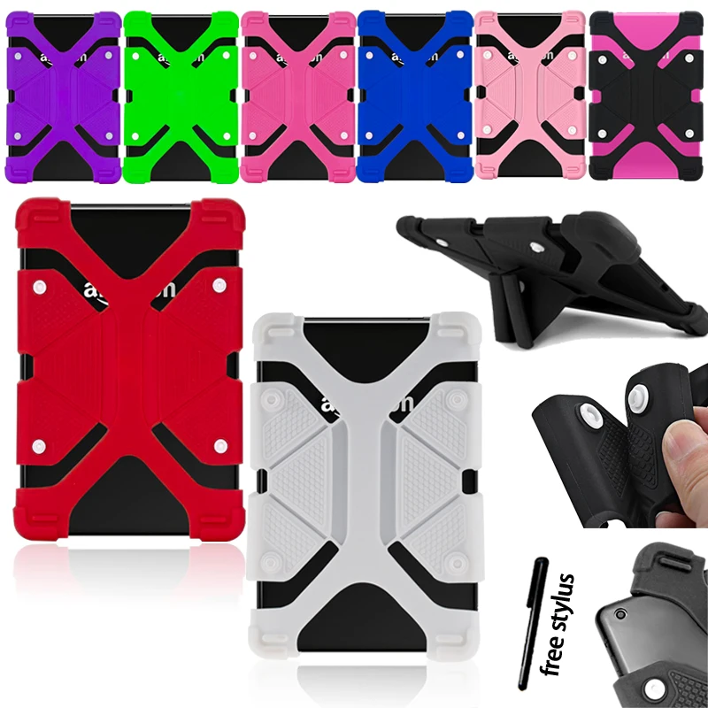 Universal Silicone Stand Case Cover for Amazon Fire HD10 5th/7th/9th Gen/ HD 8.9 Tablet Four Corner Shockproof Protection Case
Universal Silicone Stand Case Cover for Amazon Fire HD10 5th/7th/9th Gen/ HD 8.9 Tablet Four Corner Shockproof Protection Case
