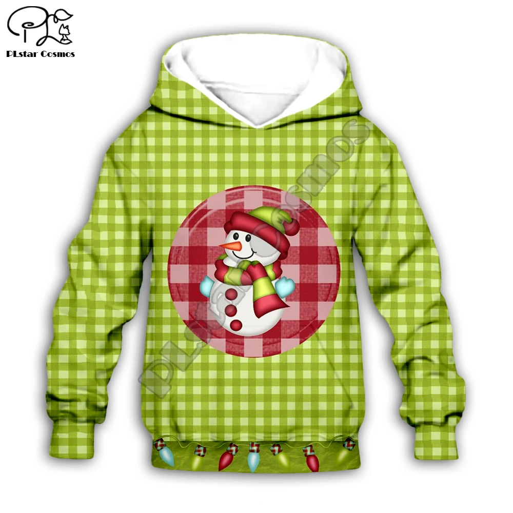 

Kids Merry Christmas Snowman 3D print cartoon hoodies Santa Claus costumes kawaii Sweatshirts zipper boy girl cloth tshirts Pant