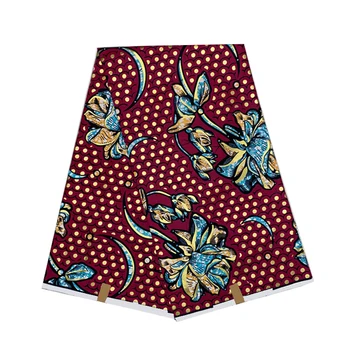 100%Soft Nigerian Style Wax Dye Printed Fabric Cotton Veritable High Quality New Desgin Golden Wax For Sewing 6 Yards V-L 155
100%Soft Nigerian Style Wax Dye Printed Fabric Cotton Veritable High Quality New Desgin Golden Wax For Sewing 6 Yards V-L 155