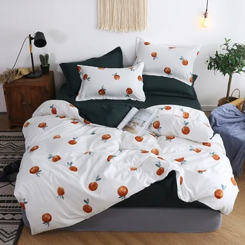 3/4pcs Home Bedding Bed Linen Set Sheet Pillowcase Bed Linings Cover Bed Sheet Cover Set Cute Printing Bedclothes Leaf Cover
3/4pcs Home Bedding Bed Linen Set Sheet Pillowcase Bed Linings Cover Bed Sheet Cover Set Cute Printing Bedclothes Leaf Cover