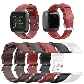 Soft Leather Wristband Sport Watch Strap Adjustable Breathable Oil Wax Pure Color for Fitbit Versa 2 Versa Lite Bracelet
Soft Leather Wristband Sport Watch Strap Adjustable Breathable Oil Wax Pure Color for Fitbit Versa 2 Versa Lite Bracelet