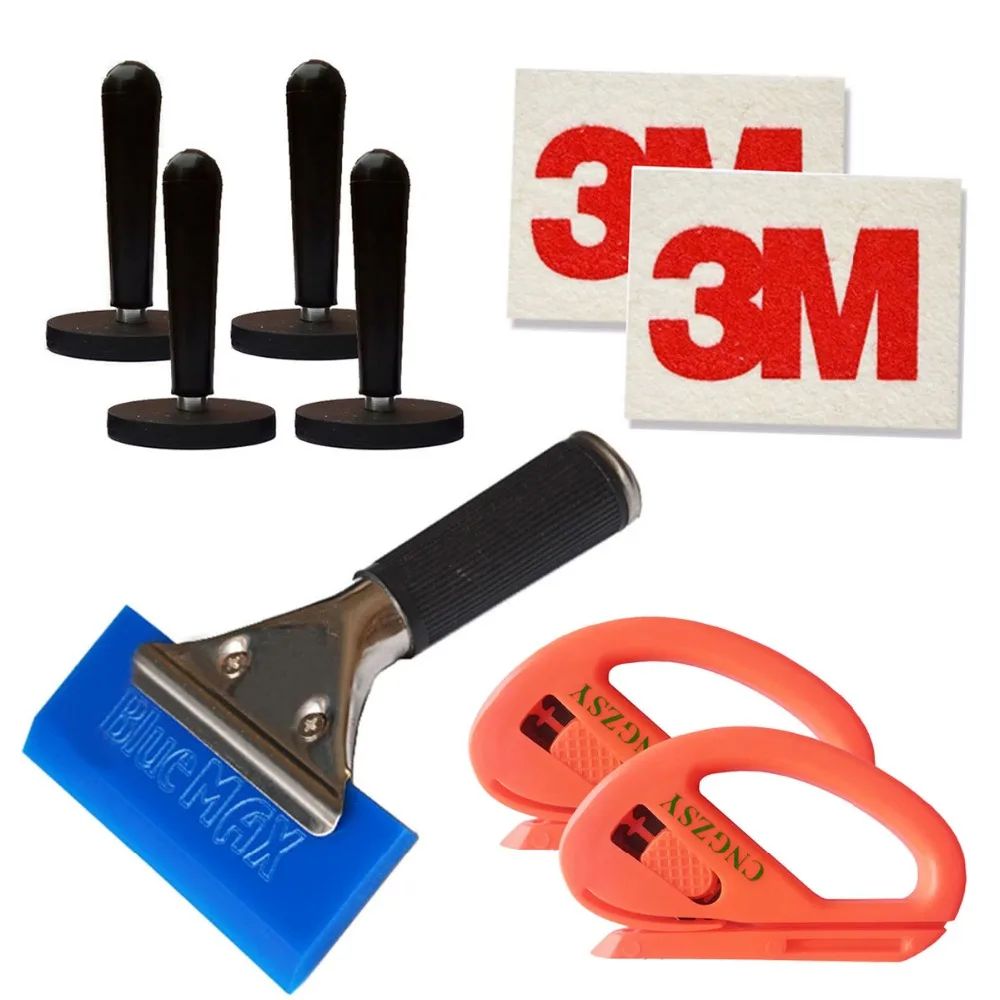 Blue Razor Blade Scraper Water Squeegee car film magnet holders wool squeegee scraper car wrap cutting cutter tint tools kit K37
Blue Razor Blade Scraper Water Squeegee car film magnet holders wool squeegee scraper car wrap cutting cutter tint tools kit K37