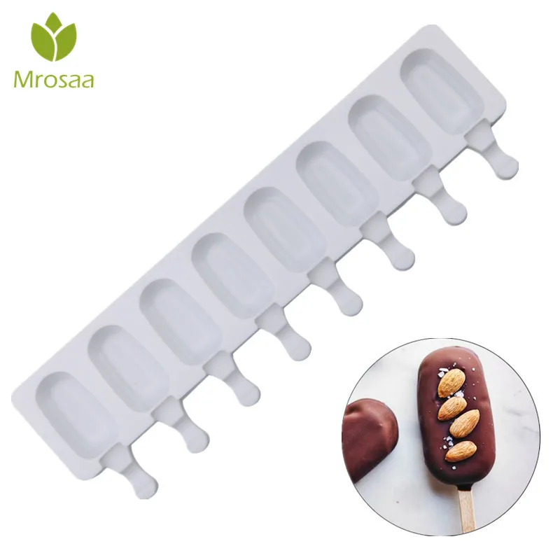 8 Cavity Ice Cream Silicone Mold DIY Molds Ice Cube Moulds Ice Cream Maker Dessert Molds Tray Thick material Kitchen Tools
8 Cavity Ice Cream Silicone Mold DIY Molds Ice Cube Moulds Ice Cream Maker Dessert Molds Tray Thick material Kitchen Tools