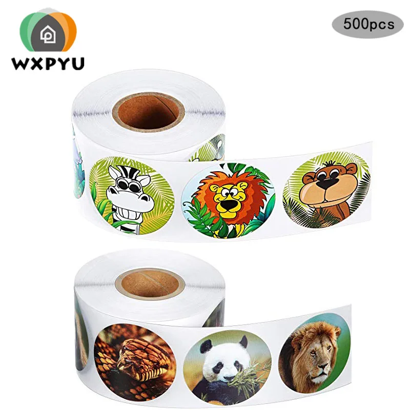 1 inch 500pcs Zoo Animals round cute Stickers Adhesive Label sticker scrapbooking for notebook kids rewards stationery stickers
1 inch 500pcs Zoo Animals round cute Stickers Adhesive Label sticker scrapbooking for notebook kids rewards stationery stickers