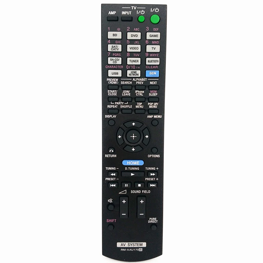 NEW Replacement RM-AAU170 for SONY Home Theater Remote control for STRDN840 STR-DN840​​​​​​​ Fernbedienung
NEW Replacement RM-AAU170 for SONY Home Theater Remote control for STRDN840 STR-DN840​​​​​​​ Fernbedienung