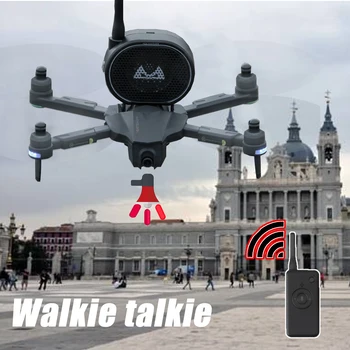 Walkie Talkie Drone Speaker Megaphone for Drone camera Aerial Broadcasting With A Loudspeaker 1200m Control Distance
Walkie Talkie Drone Speaker Megaphone for Drone camera Aerial Broadcasting With A Loudspeaker 1200m Control Distance