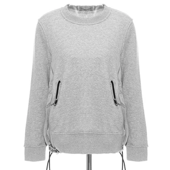 Women Sweatshirt Drawstring Waist Adjustable Sweat Pullover Tracksuit 2020
Women Sweatshirt Drawstring Waist Adjustable Sweat Pullover Tracksuit 2020