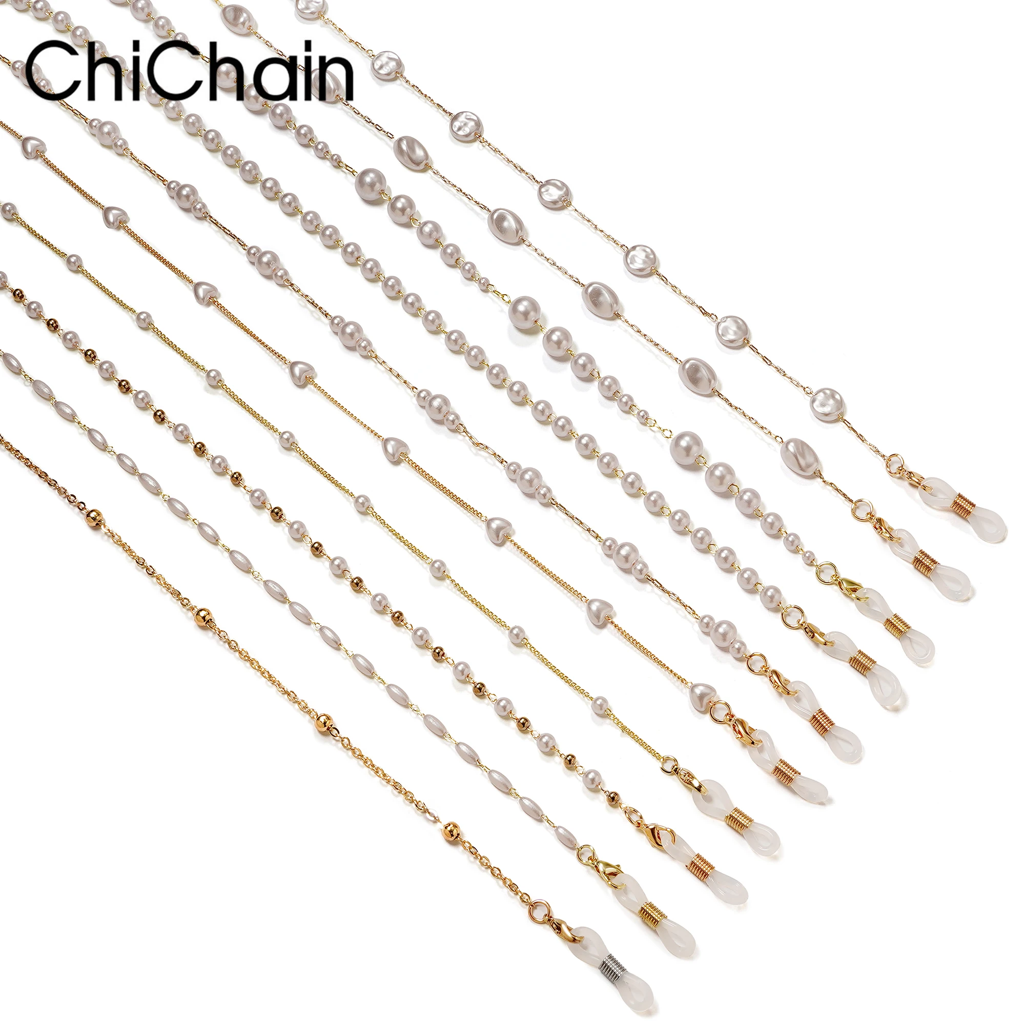 Pearl Beads Glasses ChainAnti-lost Imitation Women's Sunglasses Lanyard Halter Neck Glasses Chain Mask Hanging Chain Eyewear A
Pearl Beads Glasses ChainAnti-lost Imitation Women's Sunglasses Lanyard Halter Neck Glasses Chain Mask Hanging Chain Eyewear A