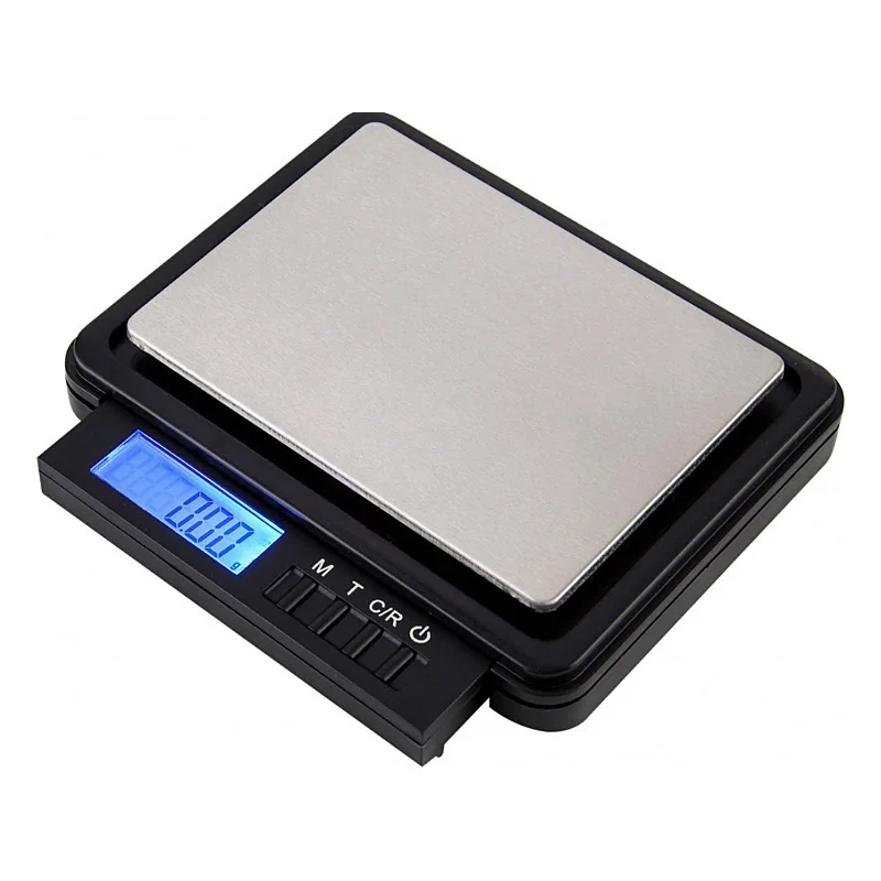 1000g/0.05g and 2000g/0.1gDouble Range Double Precision Small Electronic Digital Jewelry Scale LCD Blue Backlit Display
1000g/0.05g and 2000g/0.1gDouble Range Double Precision Small Electronic Digital Jewelry Scale LCD Blue Backlit Display