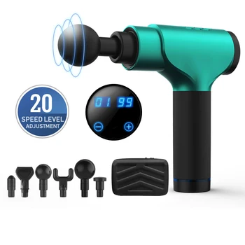 High Frequency LCD Touch Screen Muscle Fascia Relaxing Massage Gun with 6 Heads 20 Gears Deep Tissue Massager With Portable Bag
High Frequency LCD Touch Screen Muscle Fascia Relaxing Massage Gun with 6 Heads 20 Gears Deep Tissue Massager With Portable Bag