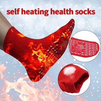 Self-Heating Health Care Socks Tourmaline Magnetic Therapy Comfortable Breathable Massager Winter Warm Tourmaline Socks
Self-Heating Health Care Socks Tourmaline Magnetic Therapy Comfortable Breathable Massager Winter Warm Tourmaline Socks