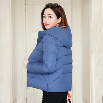Autumn And Winter Jacket Women Short Female Jacket Hooded Zipper Warm Clothing Outerwear Padded Jackets And Coats YTNMYOP
Autumn And Winter Jacket Women Short Female Jacket Hooded Zipper Warm Clothing Outerwear Padded Jackets And Coats YTNMYOP