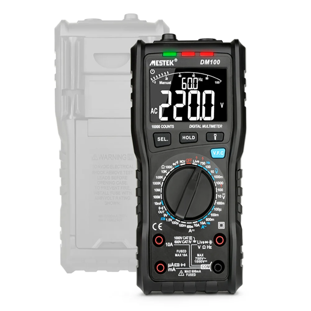 Flashlight Multifunctional Resistance High Accuracy Analog Tool 10000 Counts Digital Multimeter Repair Temperature Tester
Flashlight Multifunctional Resistance High Accuracy Analog Tool 10000 Counts Digital Multimeter Repair Temperature Tester