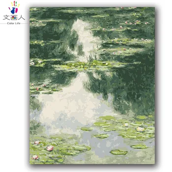 Monet painting by numbers Water lily canvas diy painting for living room wall decor,draw coloring by numbers with kits package
Monet painting by numbers Water lily canvas diy painting for living room wall decor,draw coloring by numbers with kits package