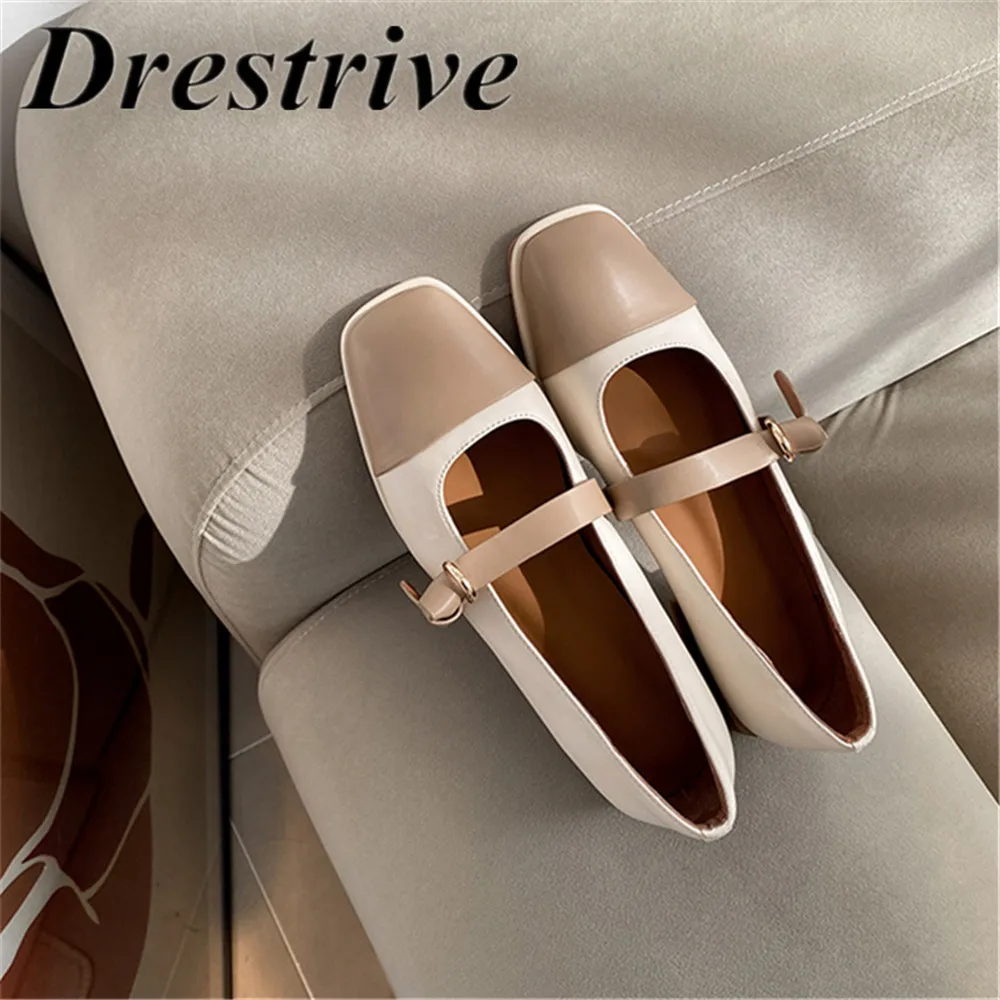 Drestrive Shallow Mixed Color Genuine Leather Women Loafers Square Toe Low Heels Pumps Summer Autumn Party Casual Shoes Woman
Drestrive Shallow Mixed Color Genuine Leather Women Loafers Square Toe Low Heels Pumps Summer Autumn Party Casual Shoes Woman