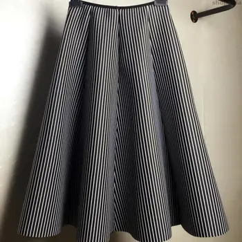 Skirt A Cotton Women Autumn And Winter Skirts Skirt Black And White Vertical Stripe Skirt
Skirt A Cotton Women Autumn And Winter Skirts Skirt Black And White Vertical Stripe Skirt
