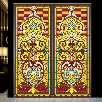 Customized Size Frosted Window Film Static Cling Window-Privacy Protection Reusable Symmetry Pattern Color Lump 60cmx100cm 
Customized Size Frosted Window Film Static Cling Window-Privacy Protection Reusable Symmetry Pattern Color Lump 60cmx100cm