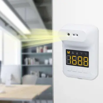 1 Pcs Wall-Mounted Thermometer Infrared Sensor Digital Screen Memory Function Celsius Fahrenheit Conversion
1 Pcs Wall-Mounted Thermometer Infrared Sensor Digital Screen Memory Function Celsius Fahrenheit Conversion