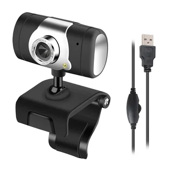 Adjustable 360 Degrees A847 HD Computer Video Camera Web Cam With Microphone Sound Absorption Webcam Upgrade Version
Adjustable 360 Degrees A847 HD Computer Video Camera Web Cam With Microphone Sound Absorption Webcam Upgrade Version