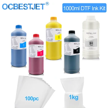 1000ML DTF Ink PET Film Transfer Ink For DTF Direct Transfer Film Printer For DTF Printing PET Film Printing And Transfer
1000ML DTF Ink PET Film Transfer Ink For DTF Direct Transfer Film Printer For DTF Printing PET Film Printing And Transfer