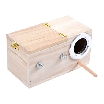 Durable Yard Pet Incubation Wood Bird House Home Decor Cage Breeding Box Safety Moisture Proof Nesting Parrot Outdoor Garden
Durable Yard Pet Incubation Wood Bird House Home Decor Cage Breeding Box Safety Moisture Proof Nesting Parrot Outdoor Garden