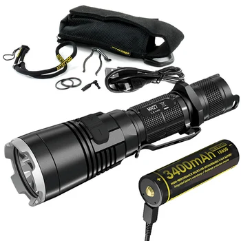 NITECORE MH27 USB Charging Flashlight CREE XP-L HI V3 Red Green Blue max 1000 lumen beam throw 462 meter tactical Sports torch
NITECORE MH27 USB Charging Flashlight CREE XP-L HI V3 Red Green Blue max 1000 lumen beam throw 462 meter tactical Sports torch