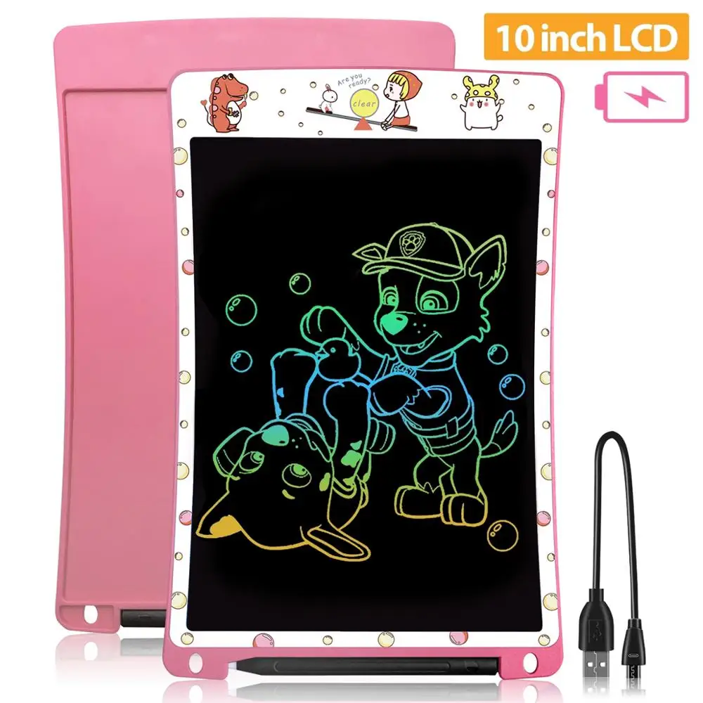 Drawing Tablet 10" Rechargeable LCD Digital Writing Tablet Portable Office Notebook Message Board Memo Pad Perfect Gift For Kids
Drawing Tablet 10" Rechargeable LCD Digital Writing Tablet Portable Office Notebook Message Board Memo Pad Perfect Gift For Kids