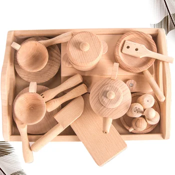 1 Set Simulation Kitchen Tools Mini Tabelware Models Wooden Cutlery Toys Kids Play House Supplies
1 Set Simulation Kitchen Tools Mini Tabelware Models Wooden Cutlery Toys Kids Play House Supplies