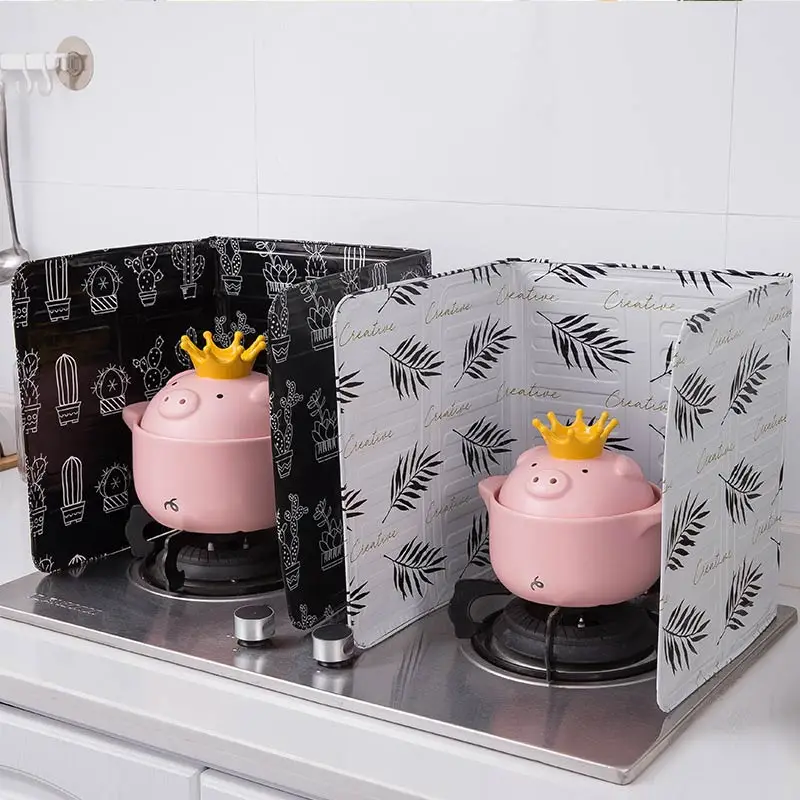 Popular Oil Barrier 1PC Anti-Splashing Oil Block Oil Baffle Heat Insulation Kitchen Utensils Cactus Printed Aluminum Foil
Popular Oil Barrier 1PC Anti-Splashing Oil Block Oil Baffle Heat Insulation Kitchen Utensils Cactus Printed Aluminum Foil