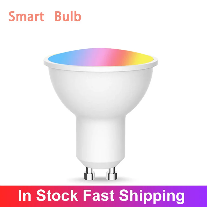 Gu10 Spotlight Wifi Smart Light Bulb 5w RGB+CW(2700-6500K) WiFi LED Bulb Mobile App Remote Switch Control For Smart Home
Gu10 Spotlight Wifi Smart Light Bulb 5w RGB+CW(2700-6500K) WiFi LED Bulb Mobile App Remote Switch Control For Smart Home